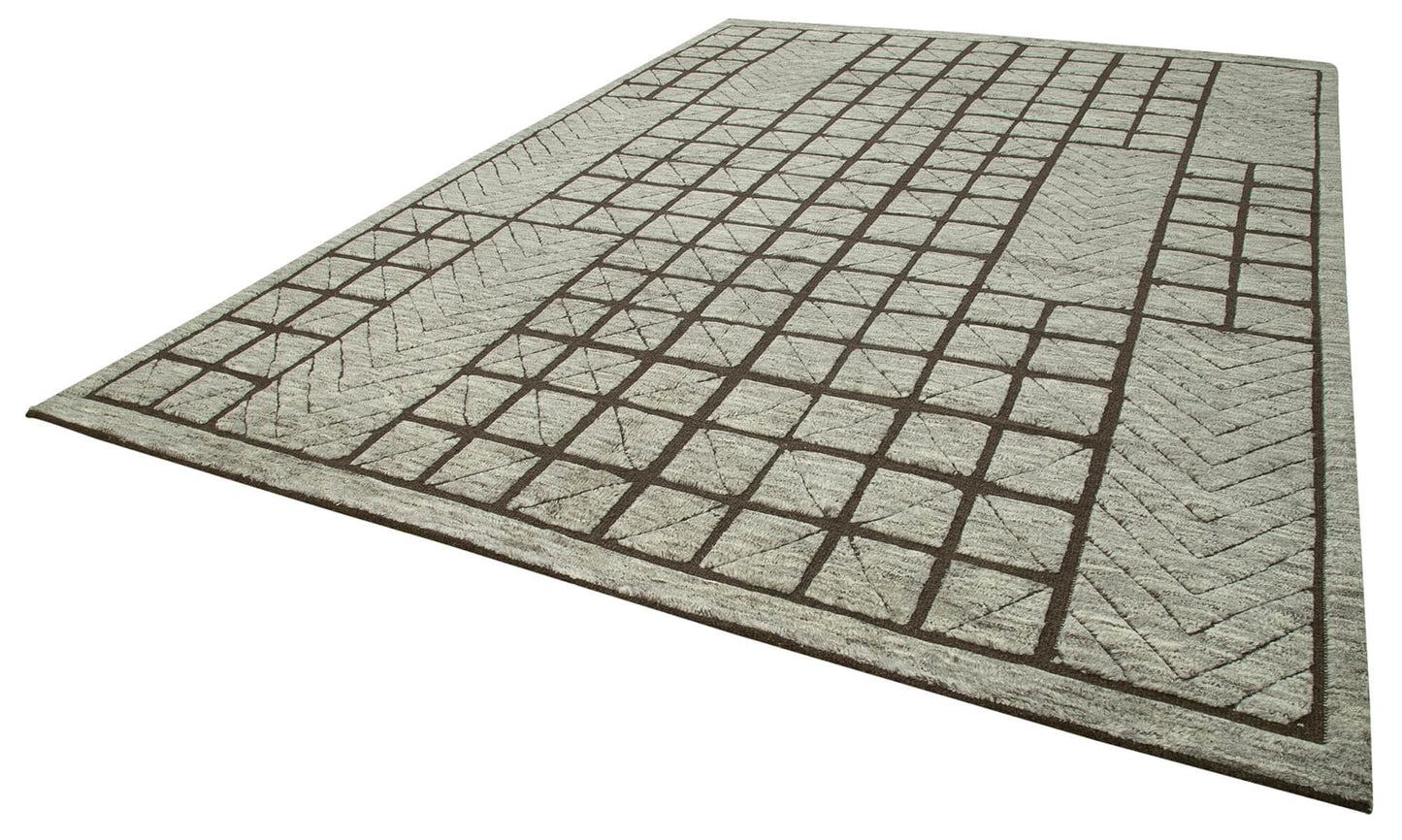 10x14 Brown Moroccan Rug - 37301