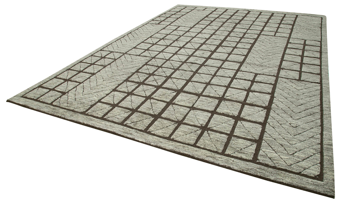 10x14 Brown Moroccan Rug - 37301