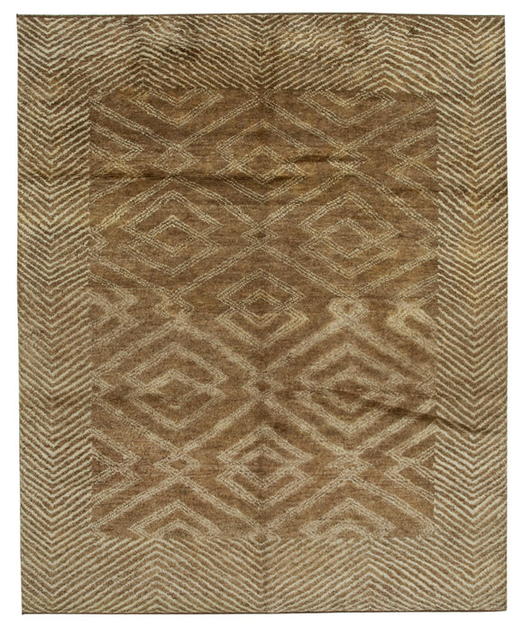 8x10 Brown Moroccan Rug - 37314