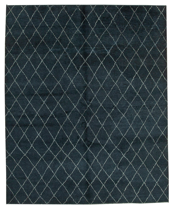 8x10 Blue Moroccan Rug - 37315