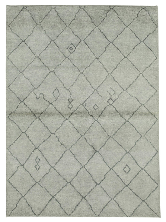 5x7 Grey Moroccan Rug - 37321