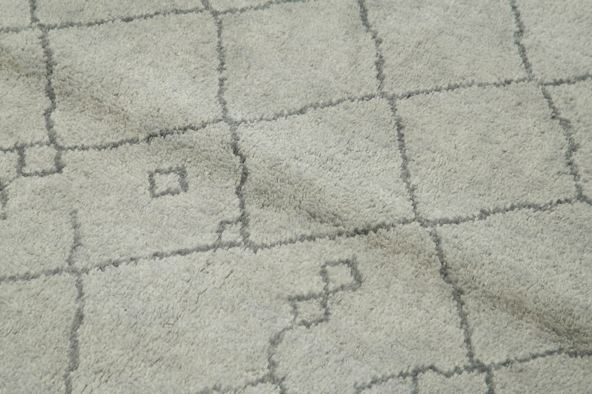 5x7 Grey Moroccan Rug - 37321