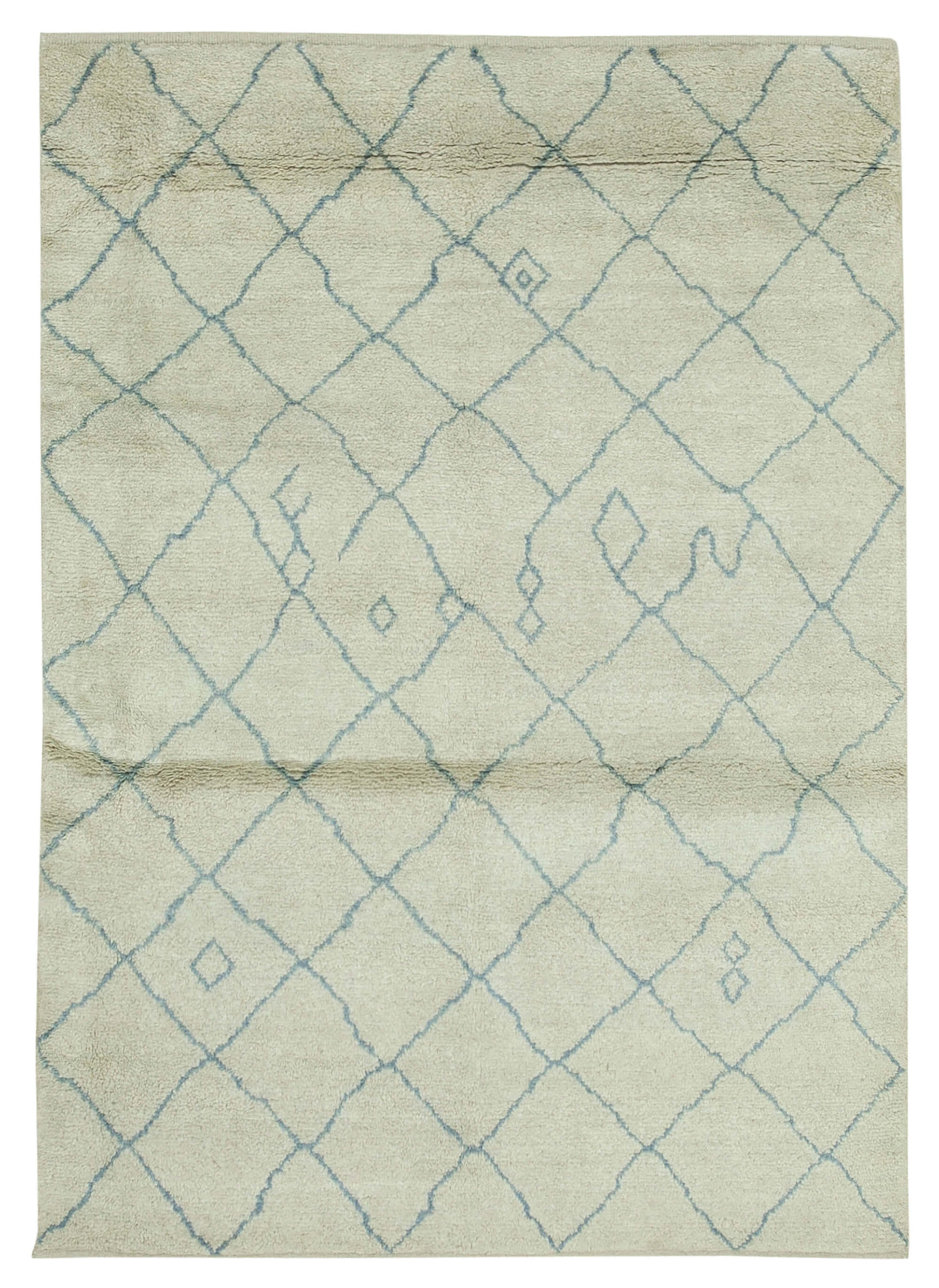 5x7 Beige Moroccan Rug - 37325