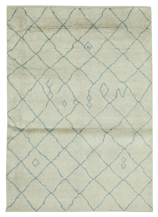 5x7 Beige Moroccan Rug - 37325