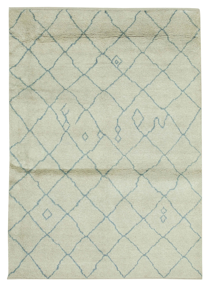 5x7 Beige Moroccan Rug - 37325