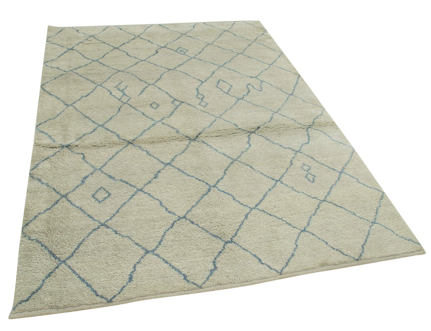 5x7 Beige Moroccan Rug - 37325