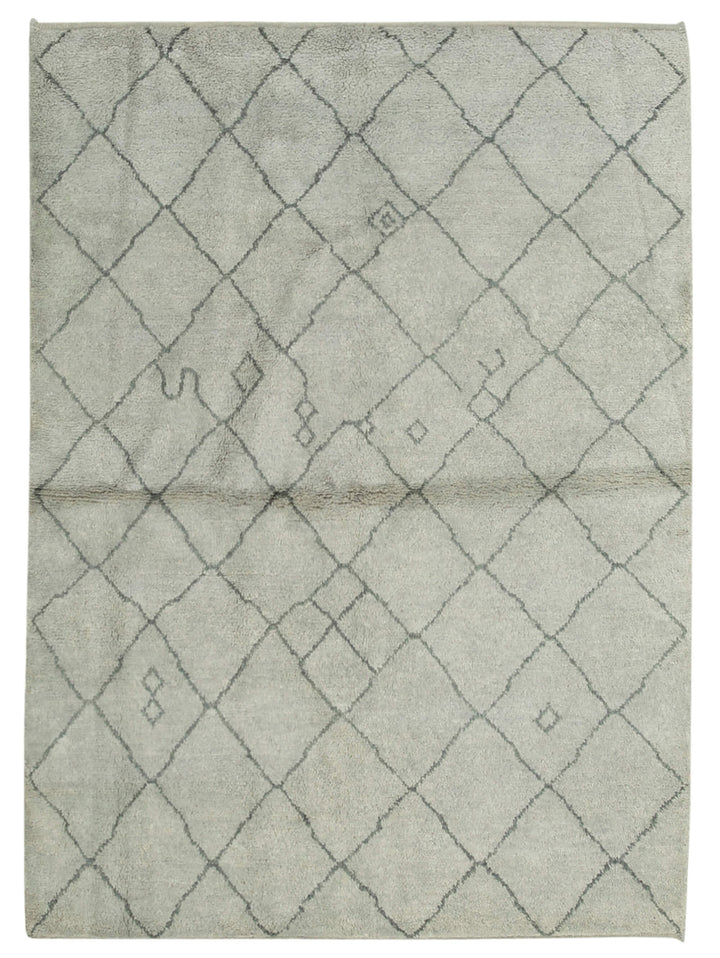 5x7 Grey Moroccan Rug - 37328