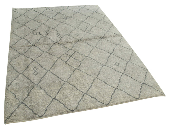 5x7 Grey Moroccan Rug - 37328