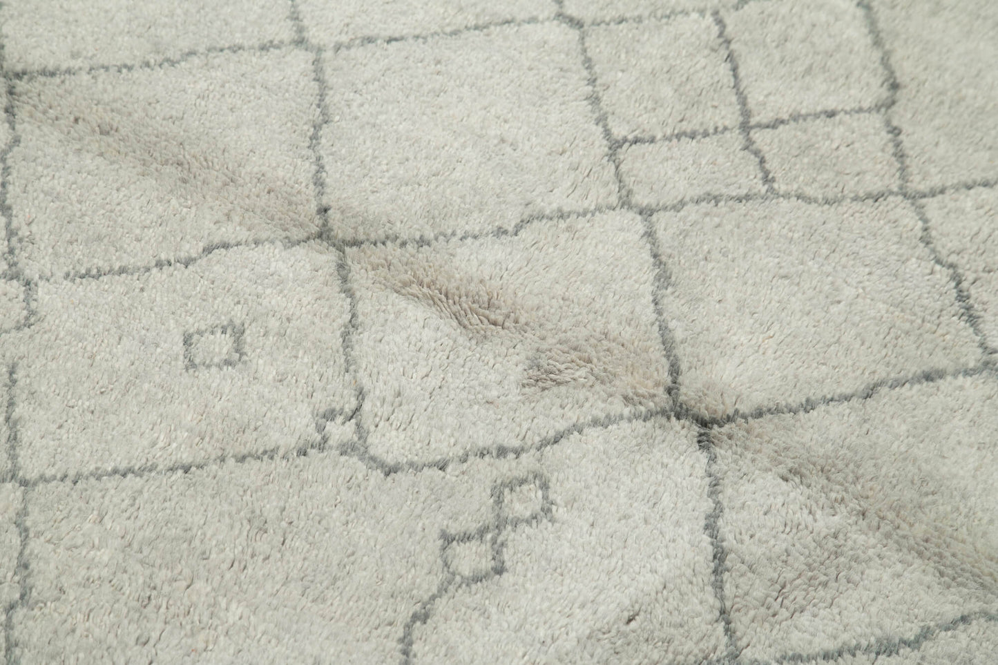 5x7 Grey Moroccan Rug - 37328