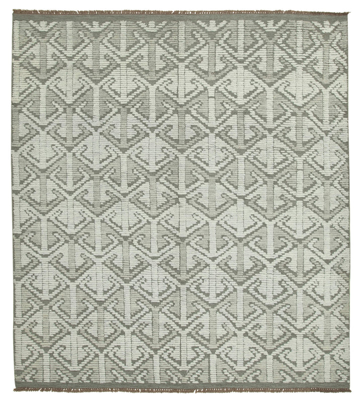 8x10 Grey Moroccan Rug - 37334