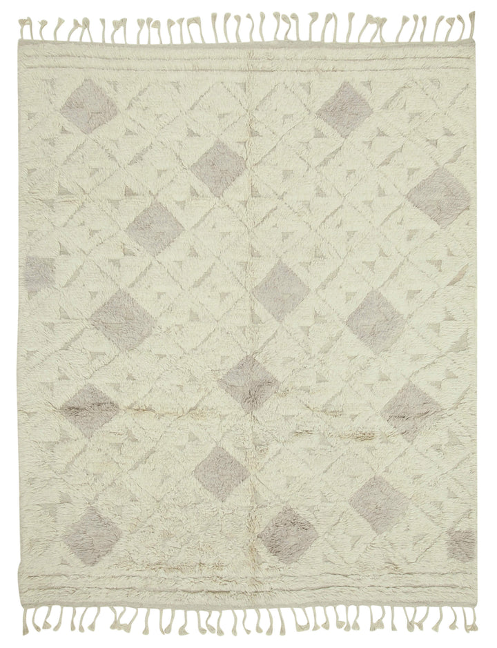8x10 Beige Moroccan Rug - 37337