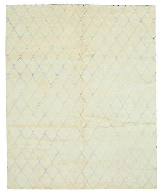 8x10 Beige Moroccan Rug - 37340
