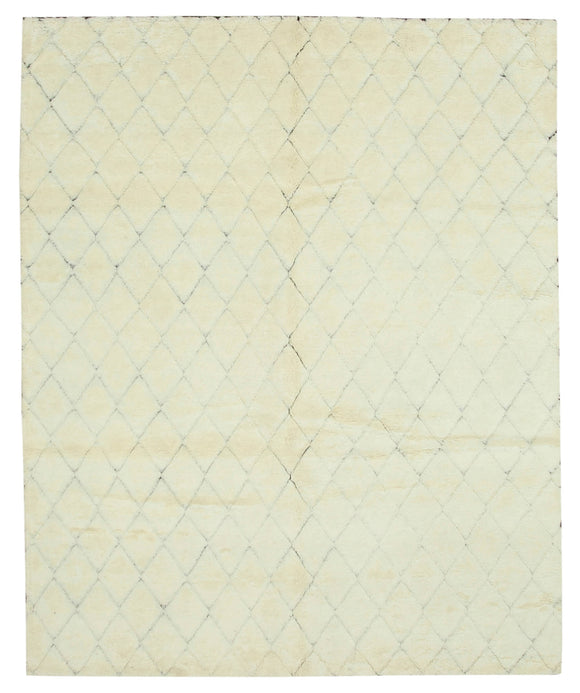 8x10 Beige Moroccan Rug - 37340