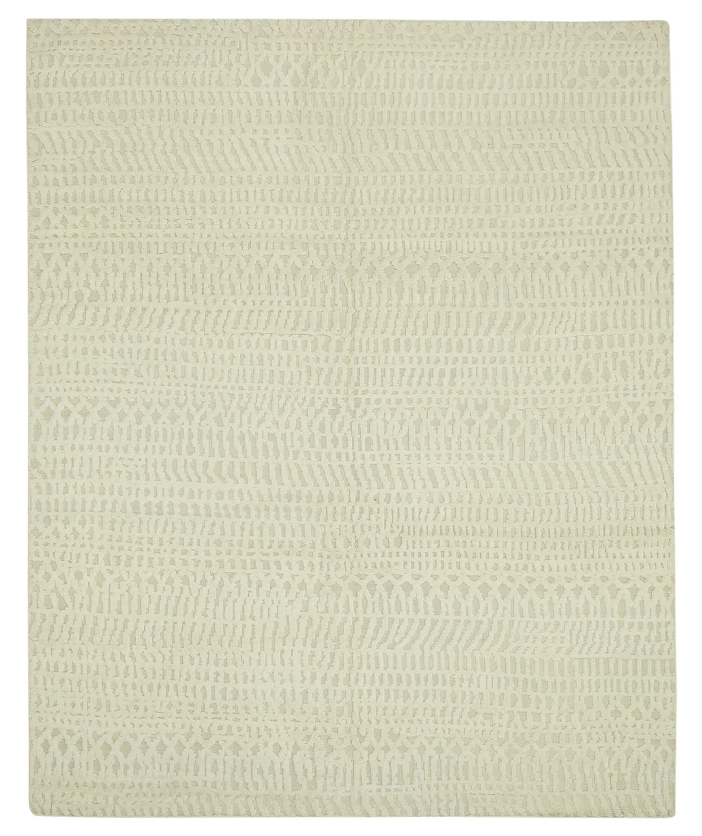 8x10 Beige Moroccan Rug - 37342