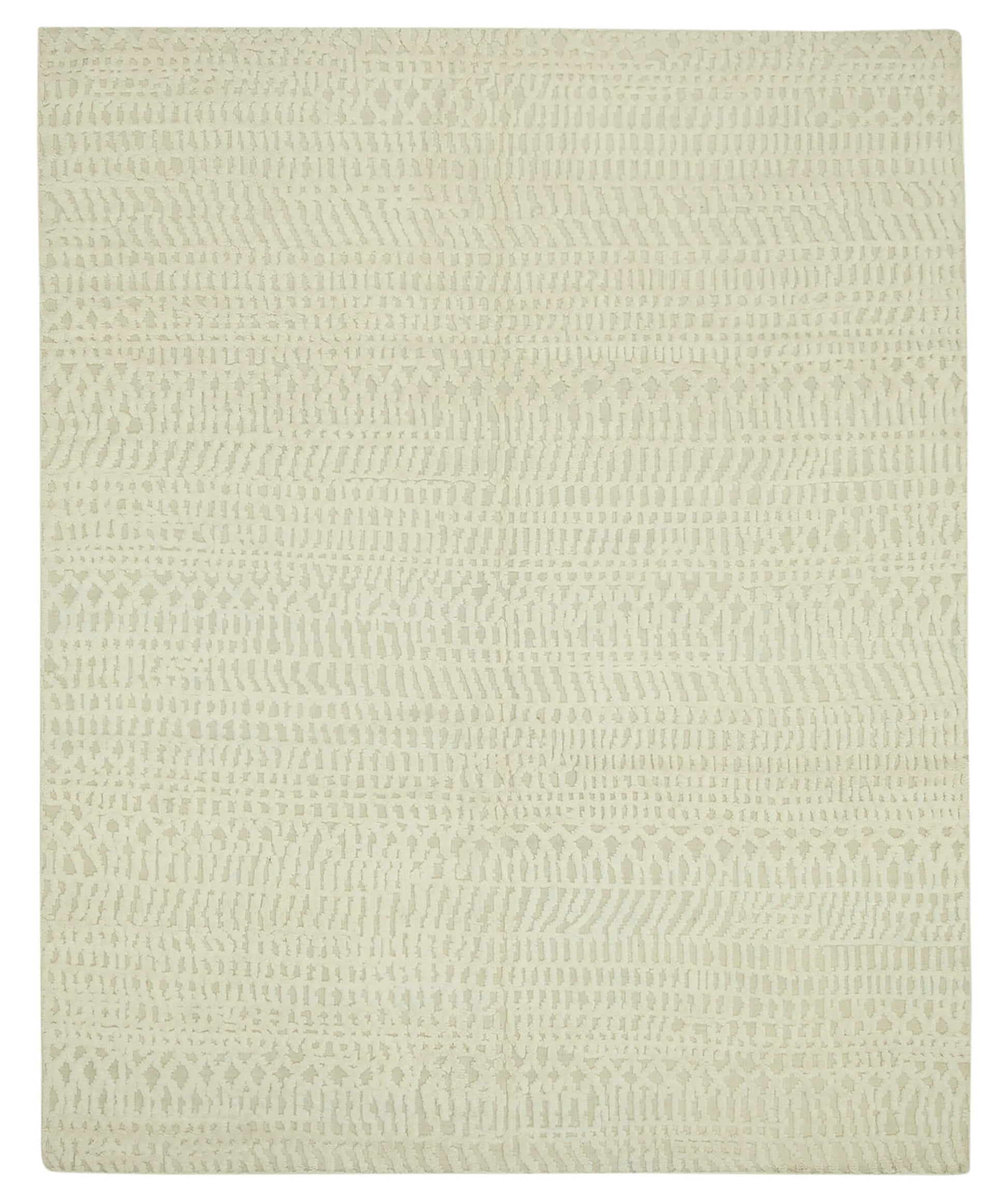 8x10 Beige Moroccan Rug - 37342