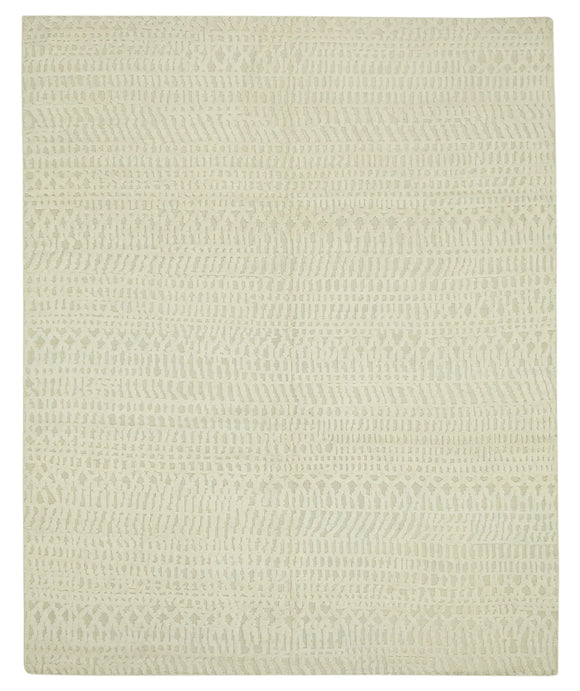 8x10 Beige Moroccan Rug - 37342
