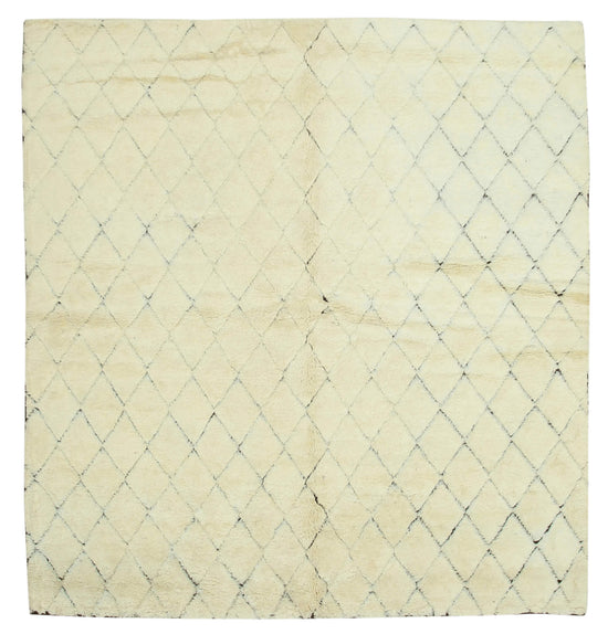 8x8 Beige Moroccan Rug - 37345