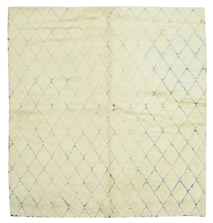 8x8 Beige Moroccan Rug - 37345