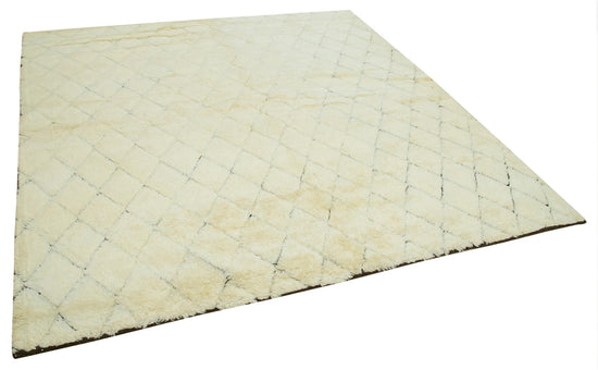 8x8 Beige Moroccan Rug - 37345