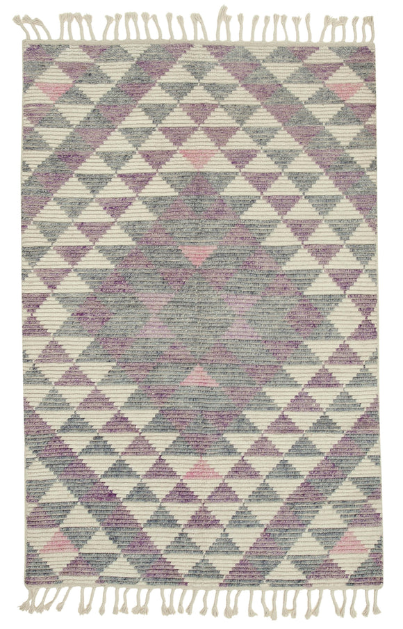 5x8 Multicolor Moroccan Rug - 37351