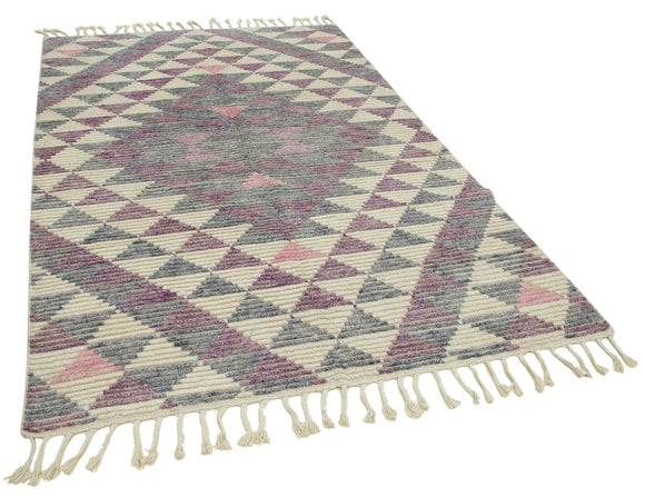 5x8 Multicolor Moroccan Rug - 37351