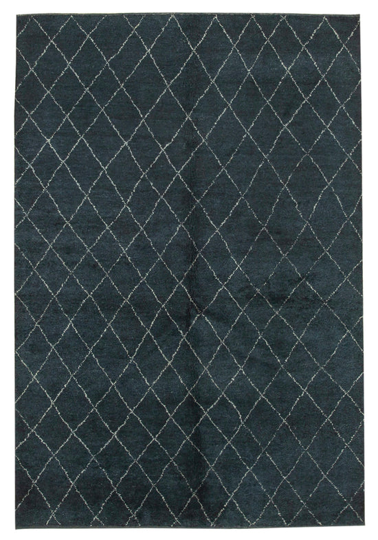 6x9 Blue Moroccan Rug - 37359