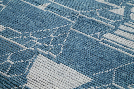 8x10 Blue Moroccan Rug - 37362