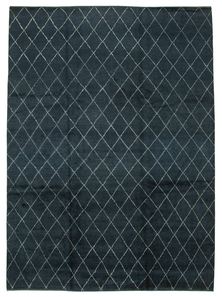 10x14 Blue Moroccan Rug - 37381