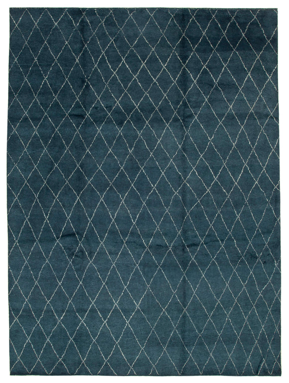10x14 Blue Moroccan Rug - 37393