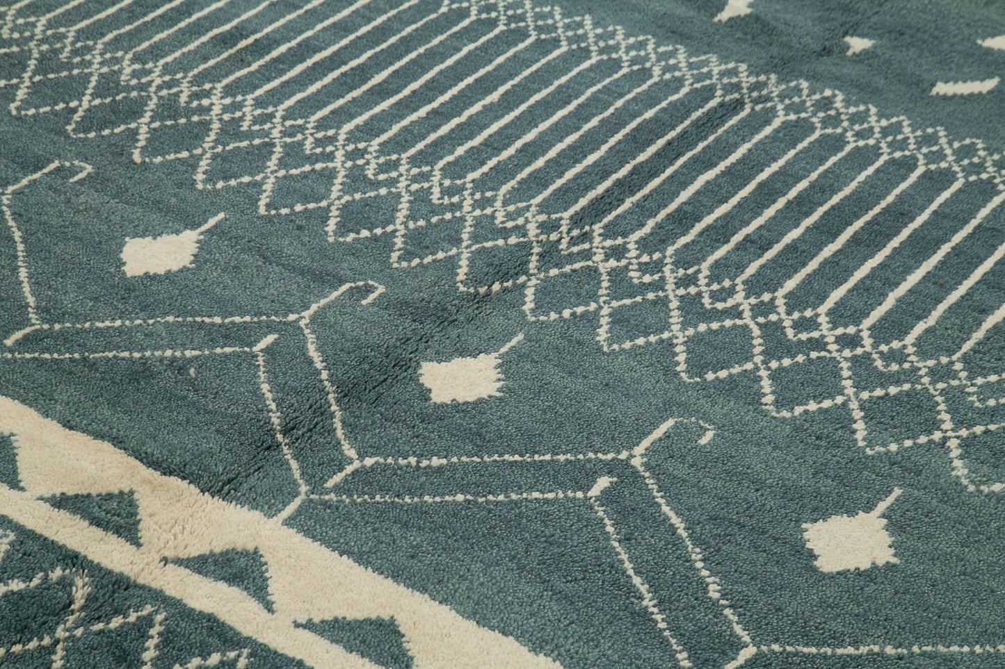 9x12 Blue Moroccan Rug - 37401