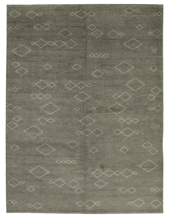 9x12 Grey Moroccan Rug - 37406