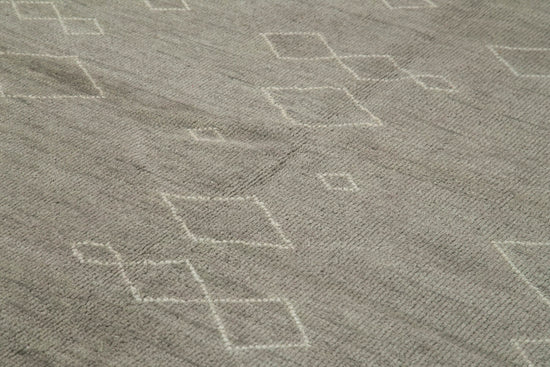 9x12 Grey Moroccan Rug - 37406