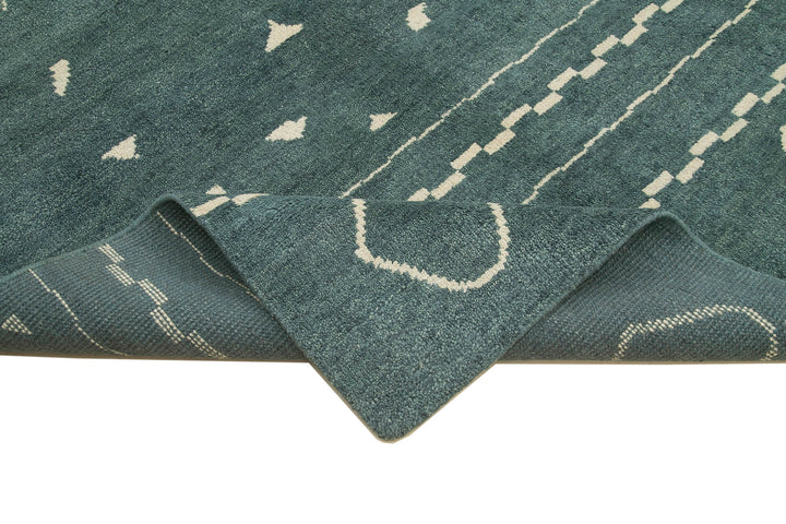 10x14 Blue Moroccan Rug - 37407