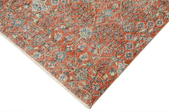 5x8 Red Overdyed Rug - 37458