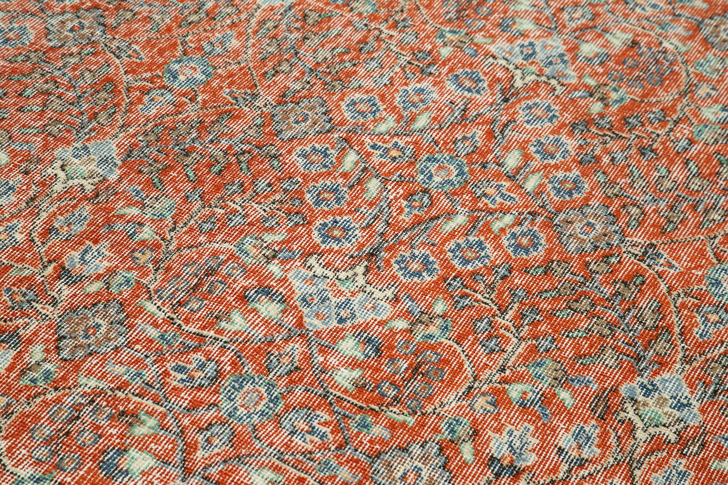 5x8 Red Overdyed Rug - 37458