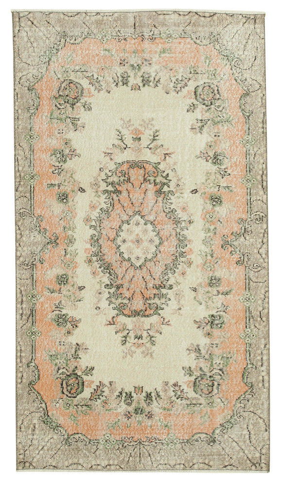 4x7 Beige Overdyed Rug - 37461
