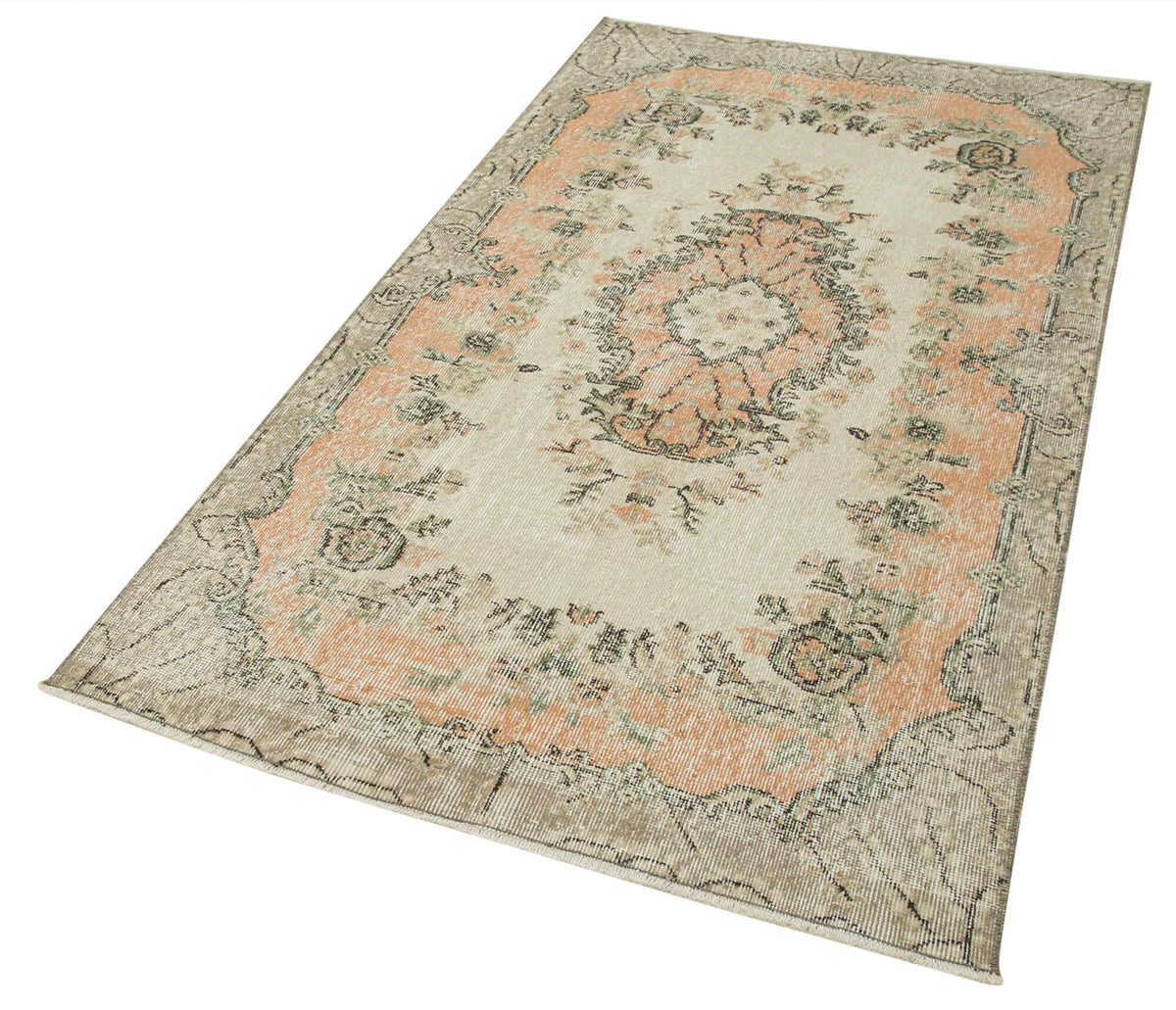 4x7 Beige Overdyed Rug - 37461