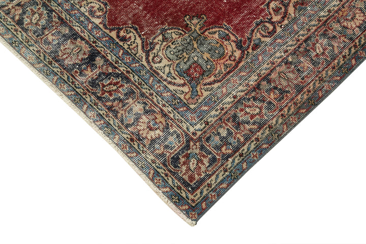 4x7 Red Overdyed Rug - 37466