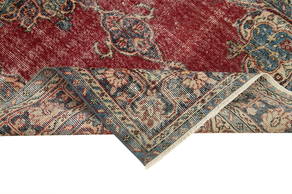 4x7 Red Overdyed Rug - 37466