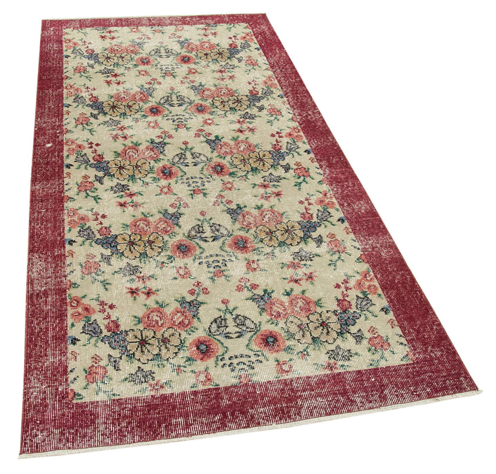 3x7 Beige Overdyed Rug - 37467