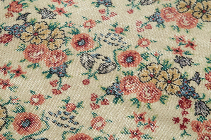 3x7 Beige Overdyed Rug - 37467