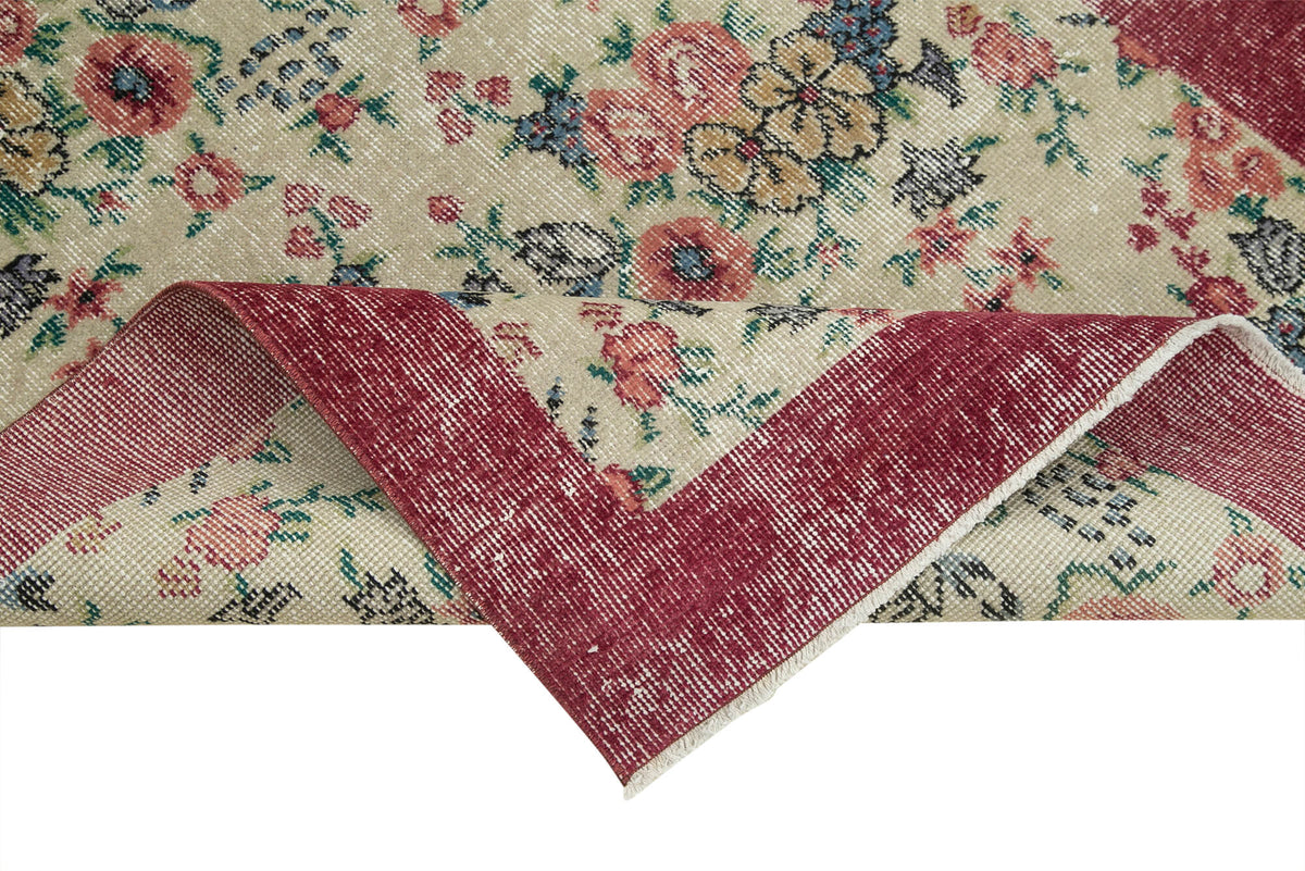 3x7 Beige Overdyed Rug - 37467