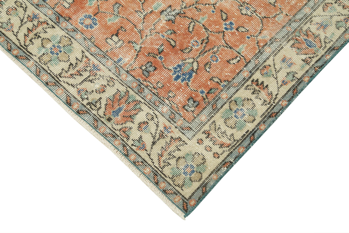 4x7 Red Overdyed Rug - 37471