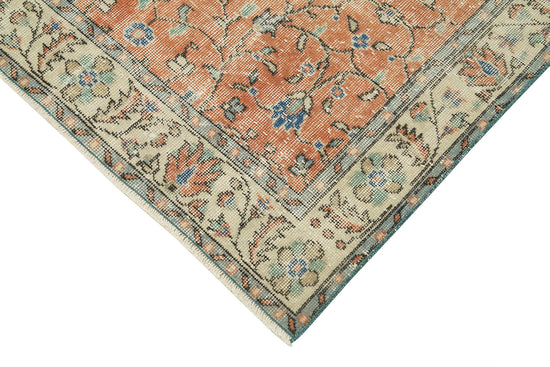 4x7 Red Overdyed Rug - 37471