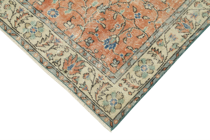 4x7 Red Overdyed Rug - 37471