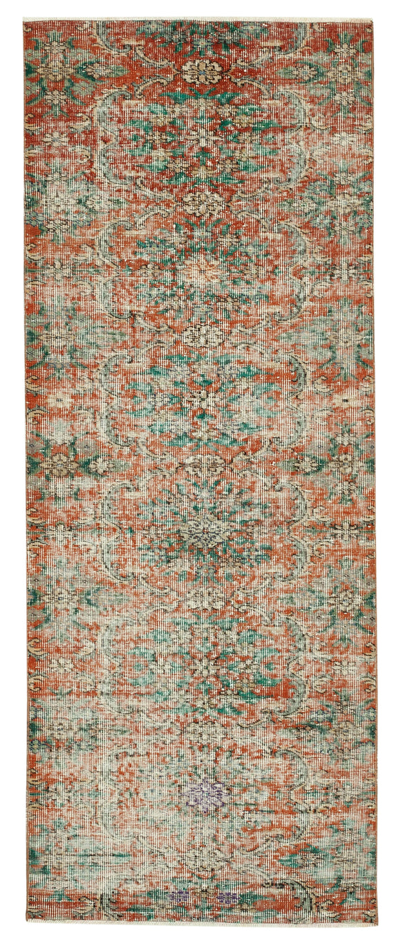 3x8 Red Overdyed Rug - 37472