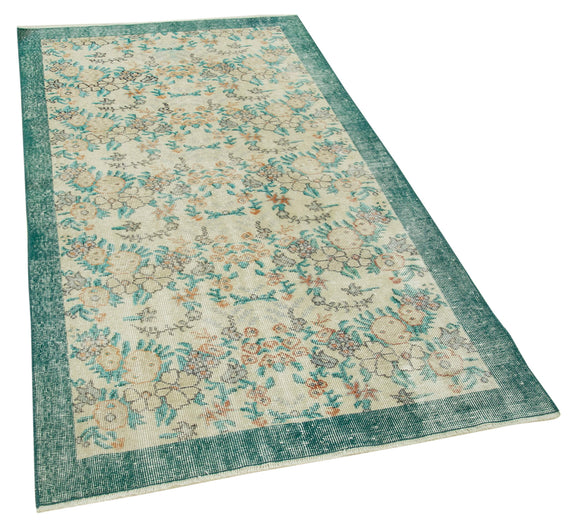 4x7 Beige Overdyed Rug - 37473