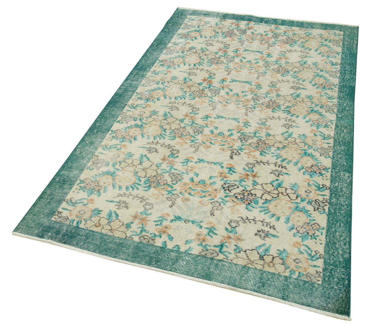 4x7 Beige Overdyed Rug - 37473