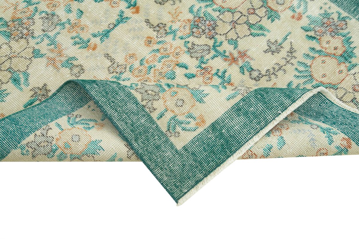 4x7 Beige Overdyed Rug - 37473