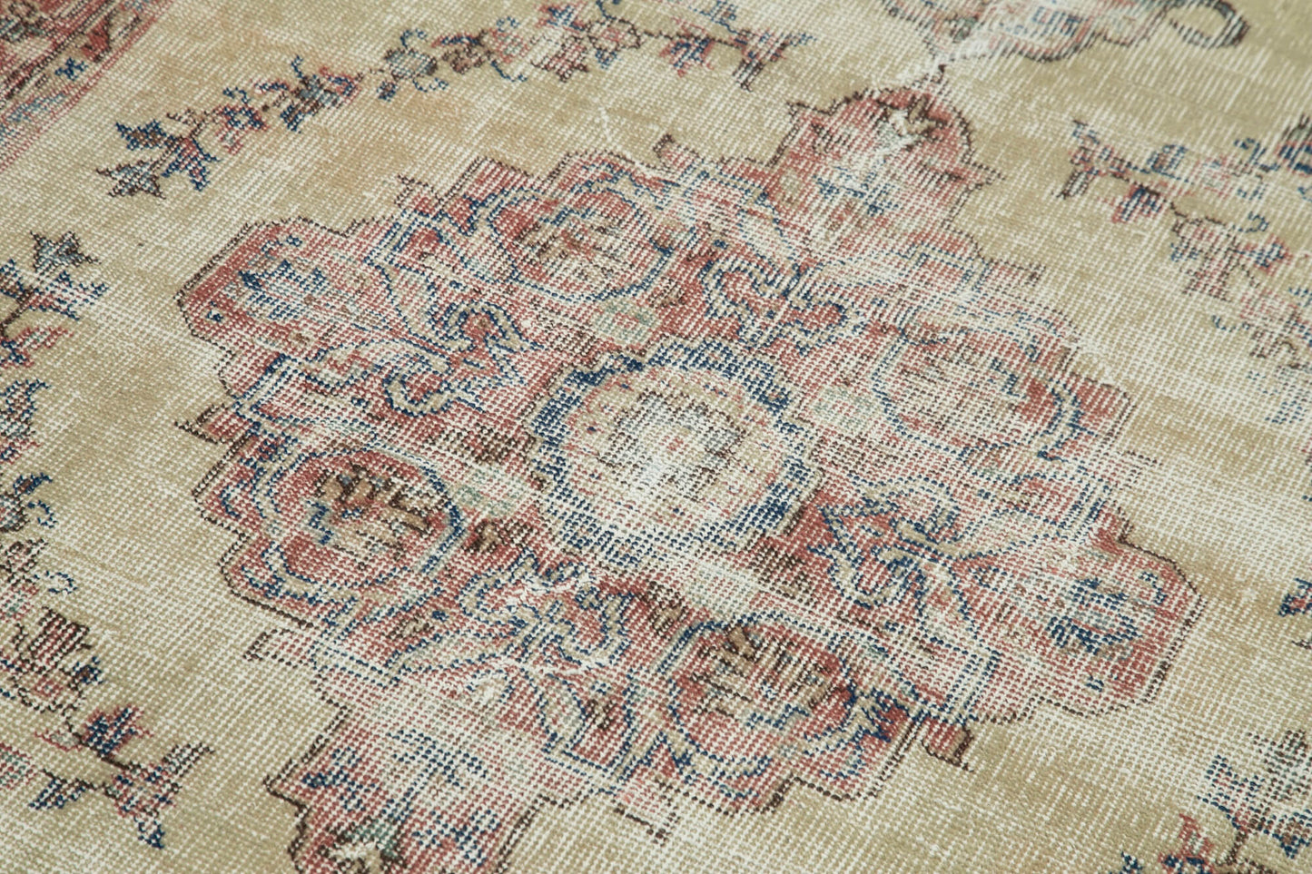4x7 Beige Overdyed Rug - 37478